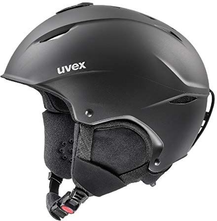 Uvex magnum, casco da sci robusto unisex, regolazione individuale delle dimensioni, aerazione ottimizzata, black matt, 61-65 cm