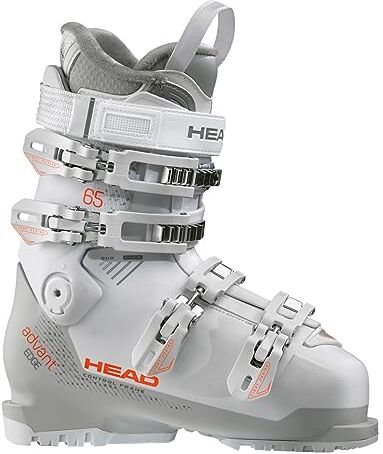 Head Advant Edge 65, Scarponi da Sci Donna, Bianco/Grigio, 260