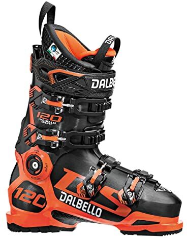 Dalbello DS 120 Ms Black/Orange, Scarponi da Sci Uomo, Nero, 26,5