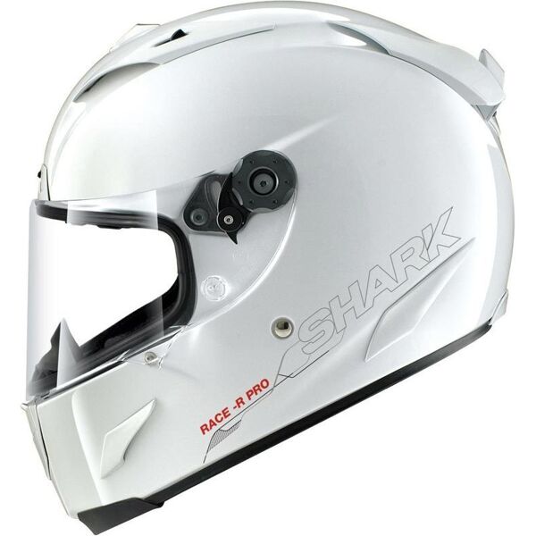 shark race-r pro blank casco bianco xl