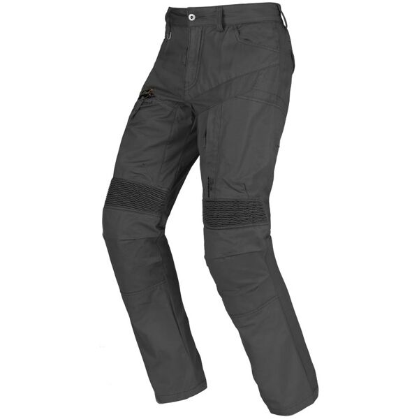 spidi six days pantalone moto tessile nero grigio 28