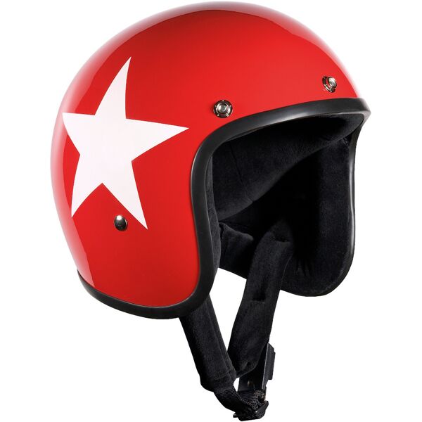 bandit jet star red casco jet rosso xl