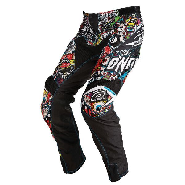 oneal o´neal mayhem crank pantaloni motocross nero 30