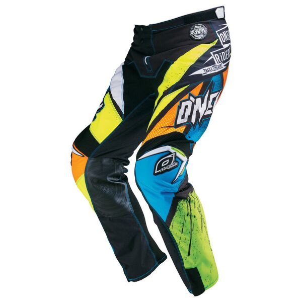 oneal o´neal mayhem glitch pantaloni motocross nero giallo 28