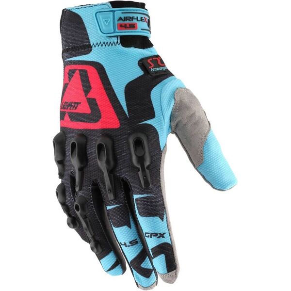 leatt gpx 4.5 lite guanti motocross nero rosso blu xs