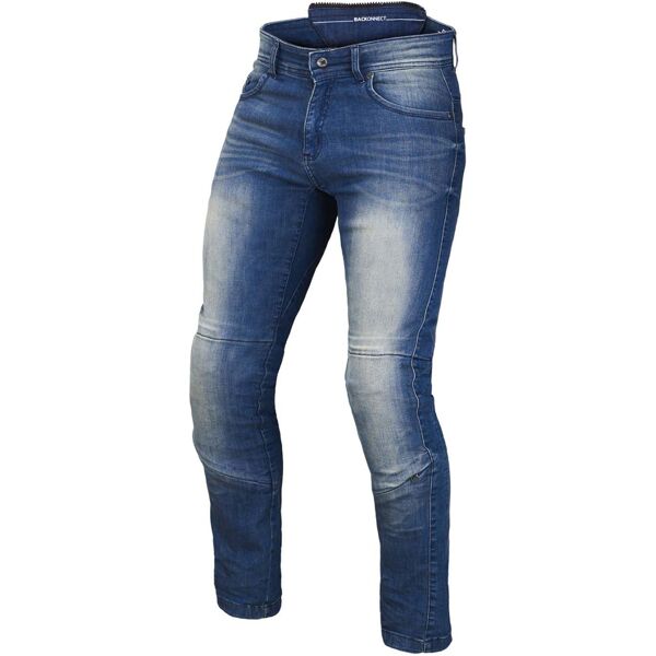 macna stone pantaloni jeans moto blu 30