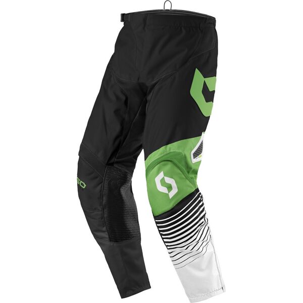 scott 350 track bambini motocross pantaloni 2017 nero bianco 26