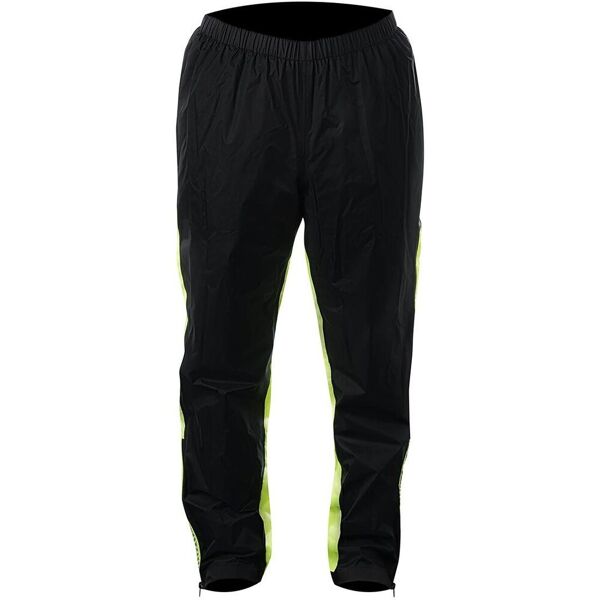 alpinestars hurricane pantaloni pioggia nero giallo 3xl