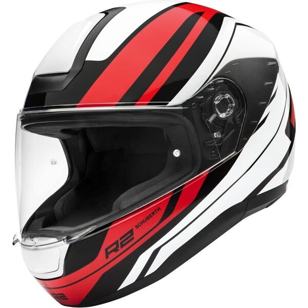 schuberth r2 enforcer casco bianco rosso xs