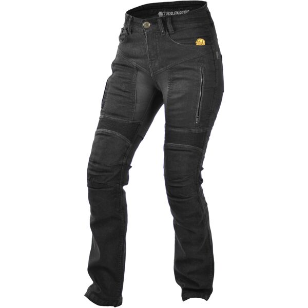 trilobite parado black jeans moto donna schwarz 28 32