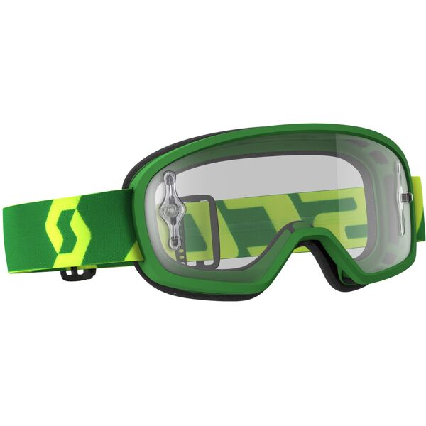 scott buzz mx pro kids occhiali motocross chiaro verde giallo