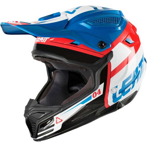 leatt gpx 4.5 v25 casco motocross bianco turchese blu 2xl