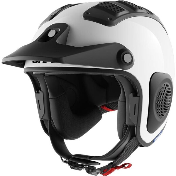 shark atv-drak blank casco off-road bianco xs