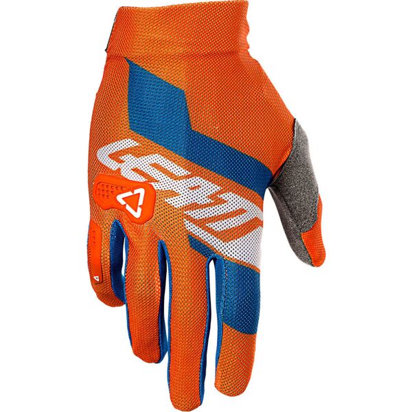 leatt gpx 2.5 x-flow guanti blu arancione 2xl