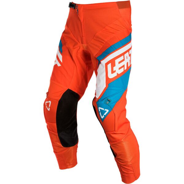 leatt gpx 2.5 junior pantaloni blu arancione xs