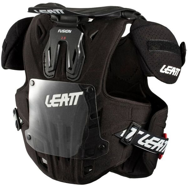 leatt fusion 2.0 gilet protettivo per bambini nero l xl