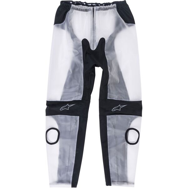 alpinestars racing pantaloni pioggia bianco l