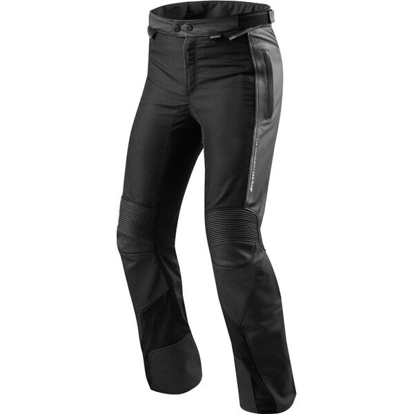 revit ignition 3 pantaloni da moto in pelle / tessuto nero 34 54