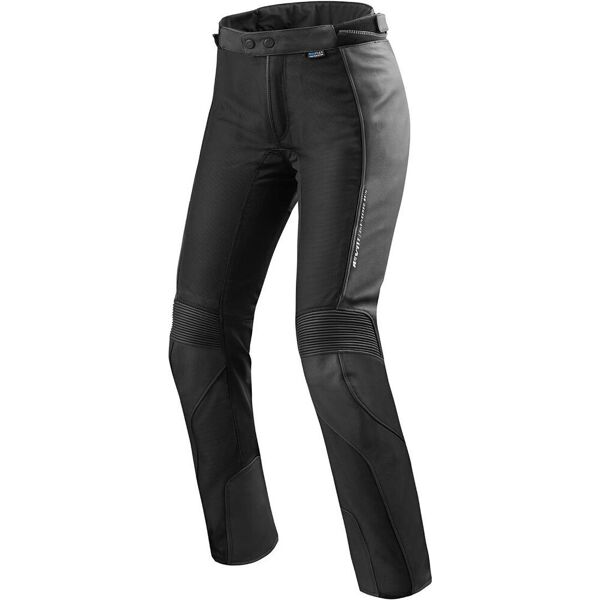 revit ignition 3 pantaloni in pelle/tessuto da donna nero 32 42