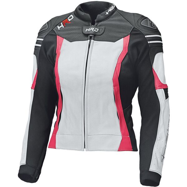 held street 3.0 giubbotto moto in pelle donna bianco rosa 36