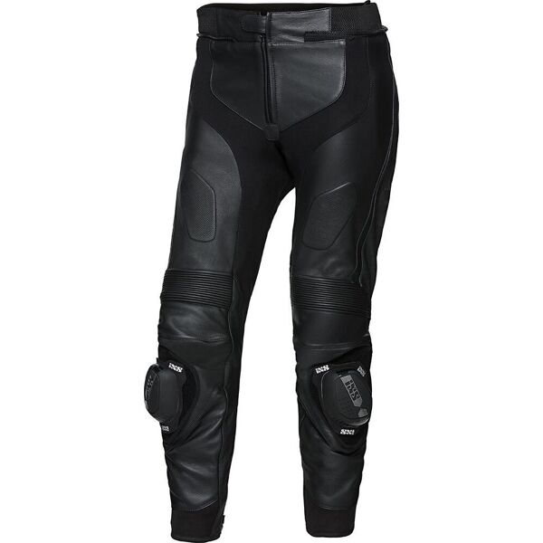 ixs x-sport ld rs-1000 pantaloni in pelle moto nero 34