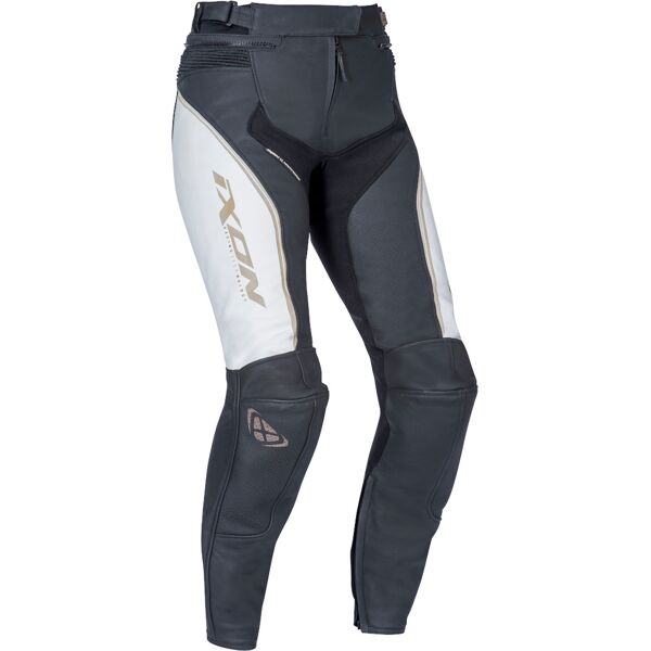 ixon trinity pantaloni da donna motociclista nero bianco l