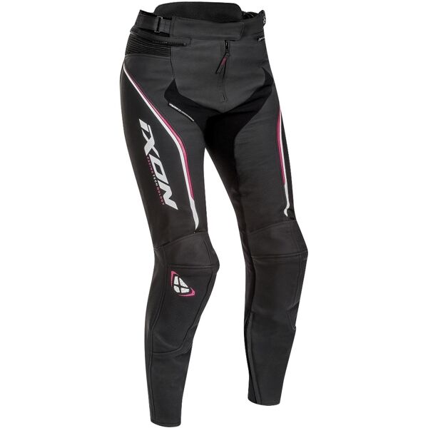 ixon trinity pantaloni da donna motociclista nero rosa s
