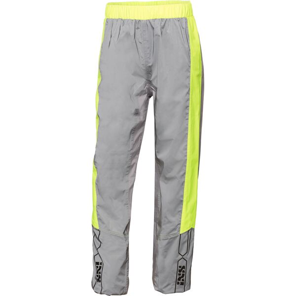 ixs x-reflex -st pantaloni pioggia grigio giallo 2xl