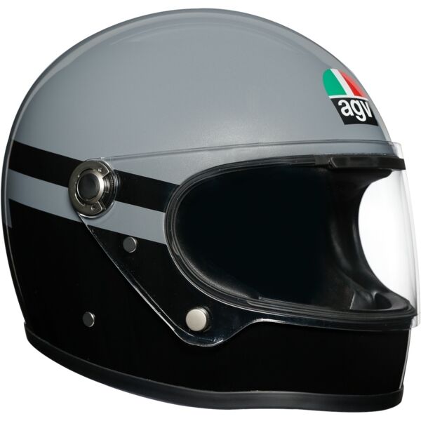 agv legends x3000 superba casco nero grigio xs