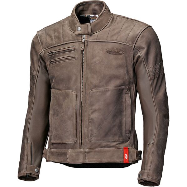 held hot rock giubbotto moto in pelle marrone xl