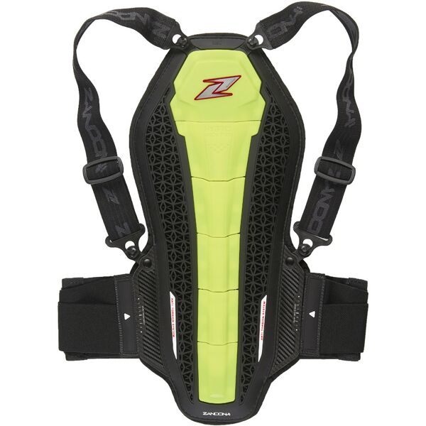 zandona hybrid back pro x6 protettore posteriore giallo m