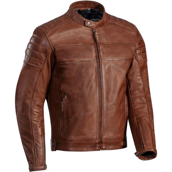 ixon spark giubbotto moto in pelle beige 2xl