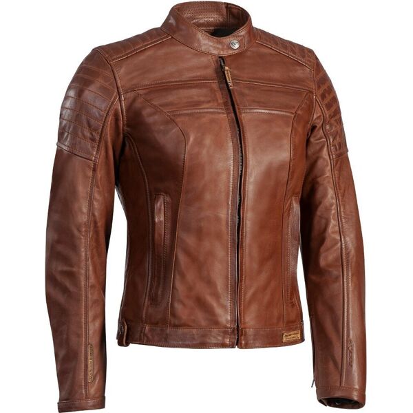 ixon spark giubbotto moto in pelle ladies marrone xl