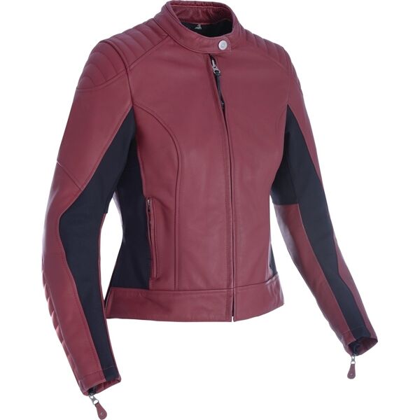 oxford beckley ladies giacca in pelle moto rosa 40