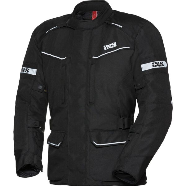 ixs tour evans-st giacca moto in tessuto nero s