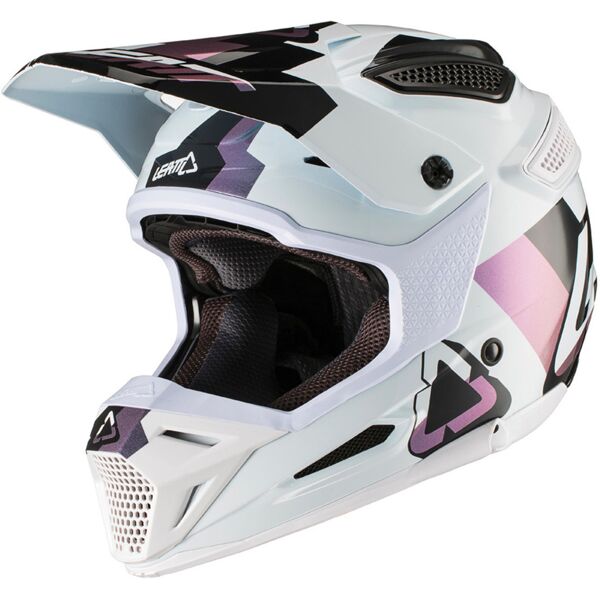 leatt gpx 5.5 composite v19.1 casco motocross nero bianco xl