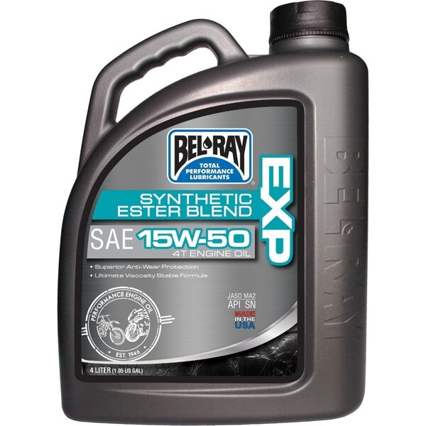 bel ray bel-ray exp 15w-50 olio motore 4 litri