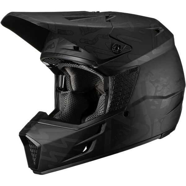 leatt gpx 3.5 v19.3 tribe casco motocross nero 2xl