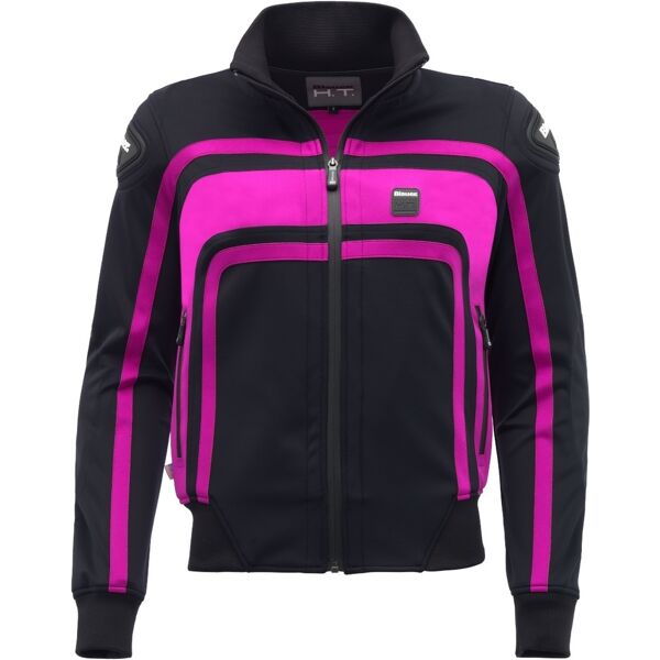 blauer easy rider giacca moto in tessuto ladies nero rosa s