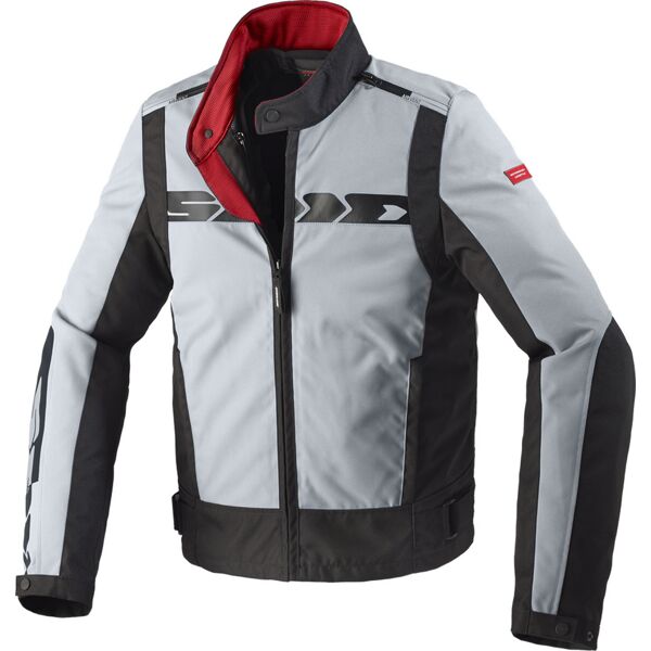 spidi solar tex giacca tessile motociclistica nero grigio 2xl