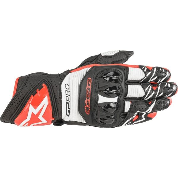 alpinestars gp pro r3 guanti moto nero bianco rosso 2xl