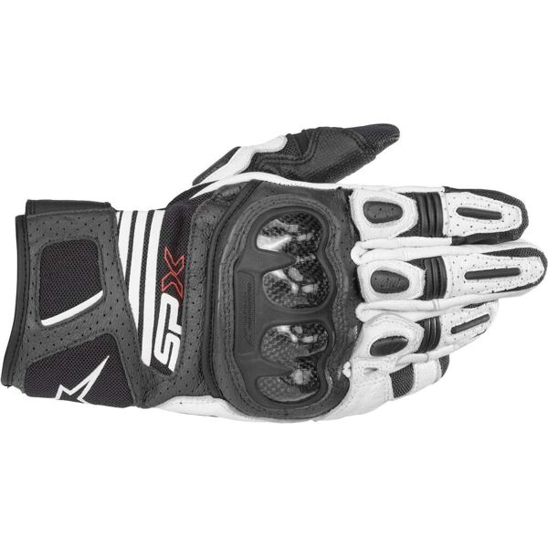 alpinestars sp x air carbon v2 guanti moto nero bianco xl