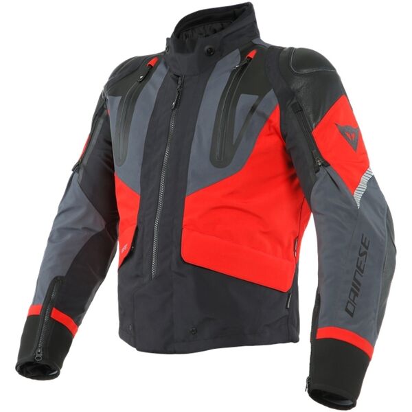 dainese sport master gore-tex giacca tessile motociclistica nero grigio rosso 50