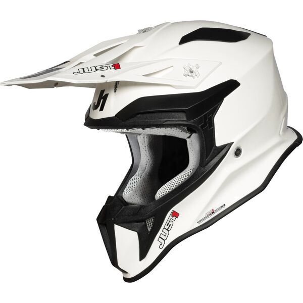 just1 j18 solid casco motocross bianco 2xl