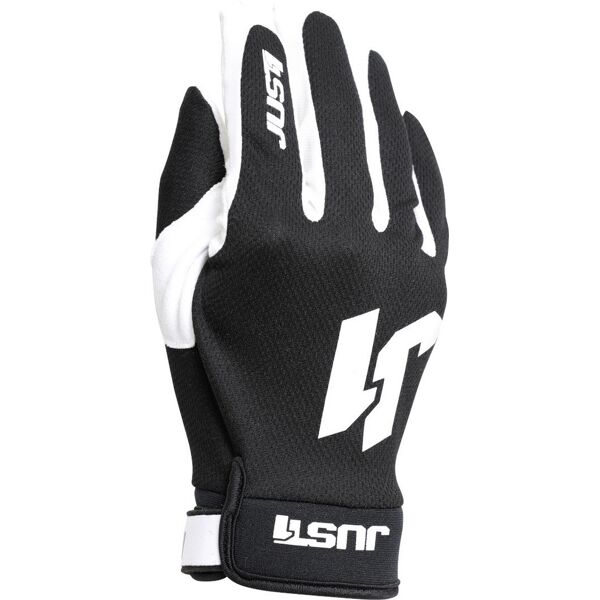 just1 j-flex youth guanti motocross nero bianco s