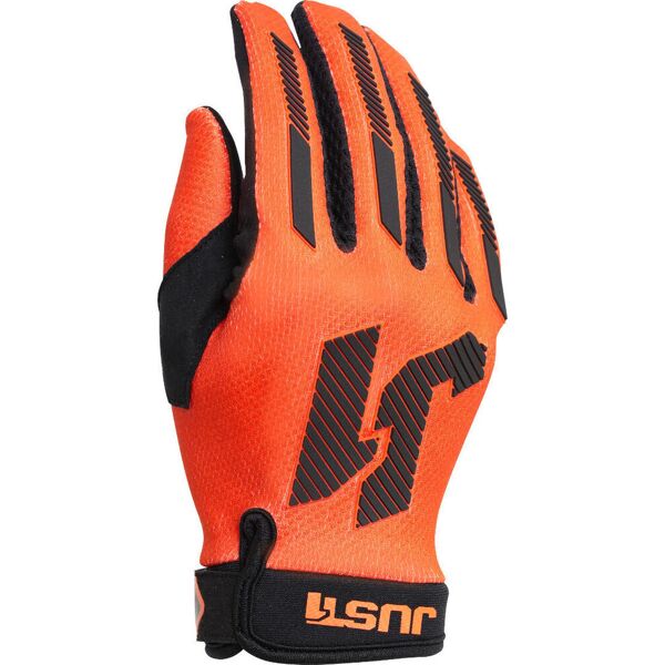 just1 j-force x guanti motocross nero arancione l