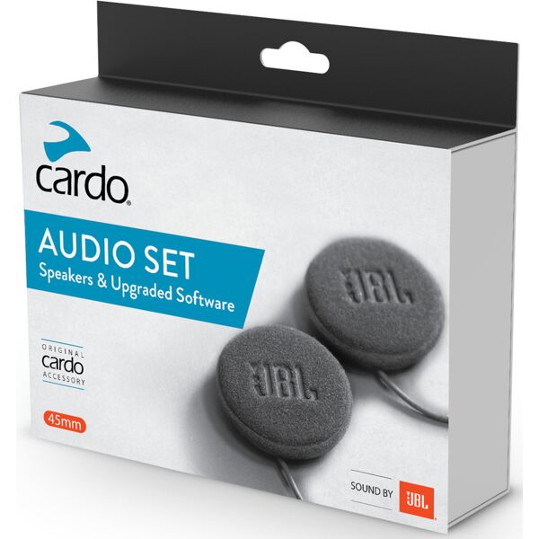 cardo jbl 45 mm set audio altoparlante nero unica taglia