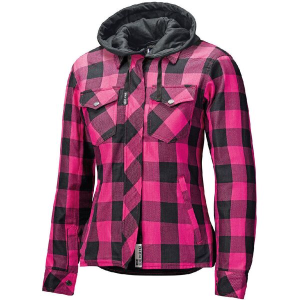 held lumberjack ii giacca tessile da donna nero rosa l