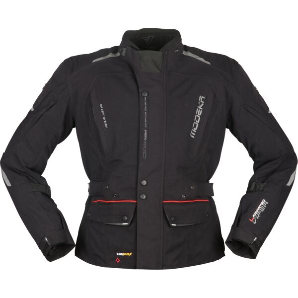 modeka viper lt giacca tessile motociclistica nero 5xl