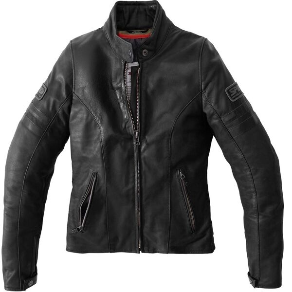 spidi vintage giacca donna in pelle moto nero 40